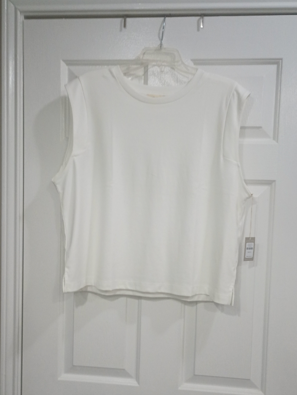 NWT Haven Well Within Organic Cotton White Tank XL